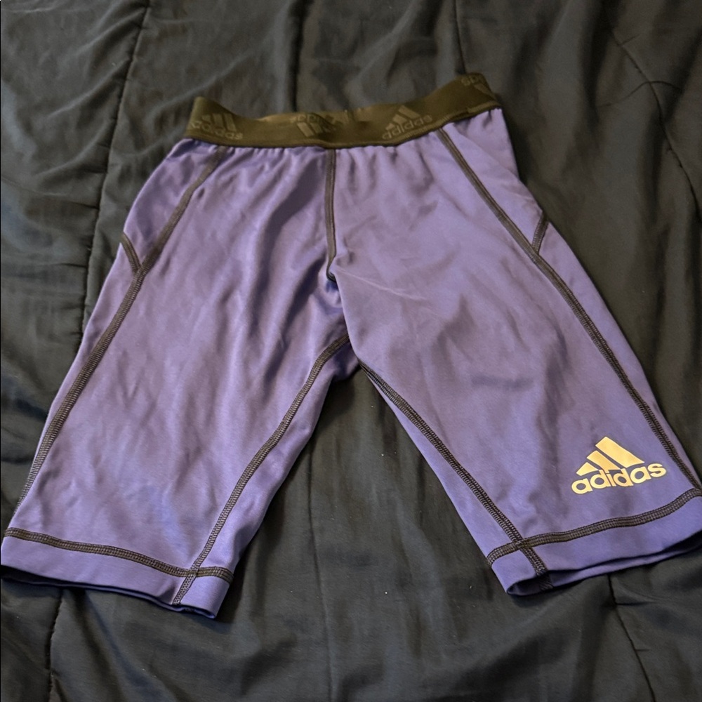 Adidas Blue Compression Shorts